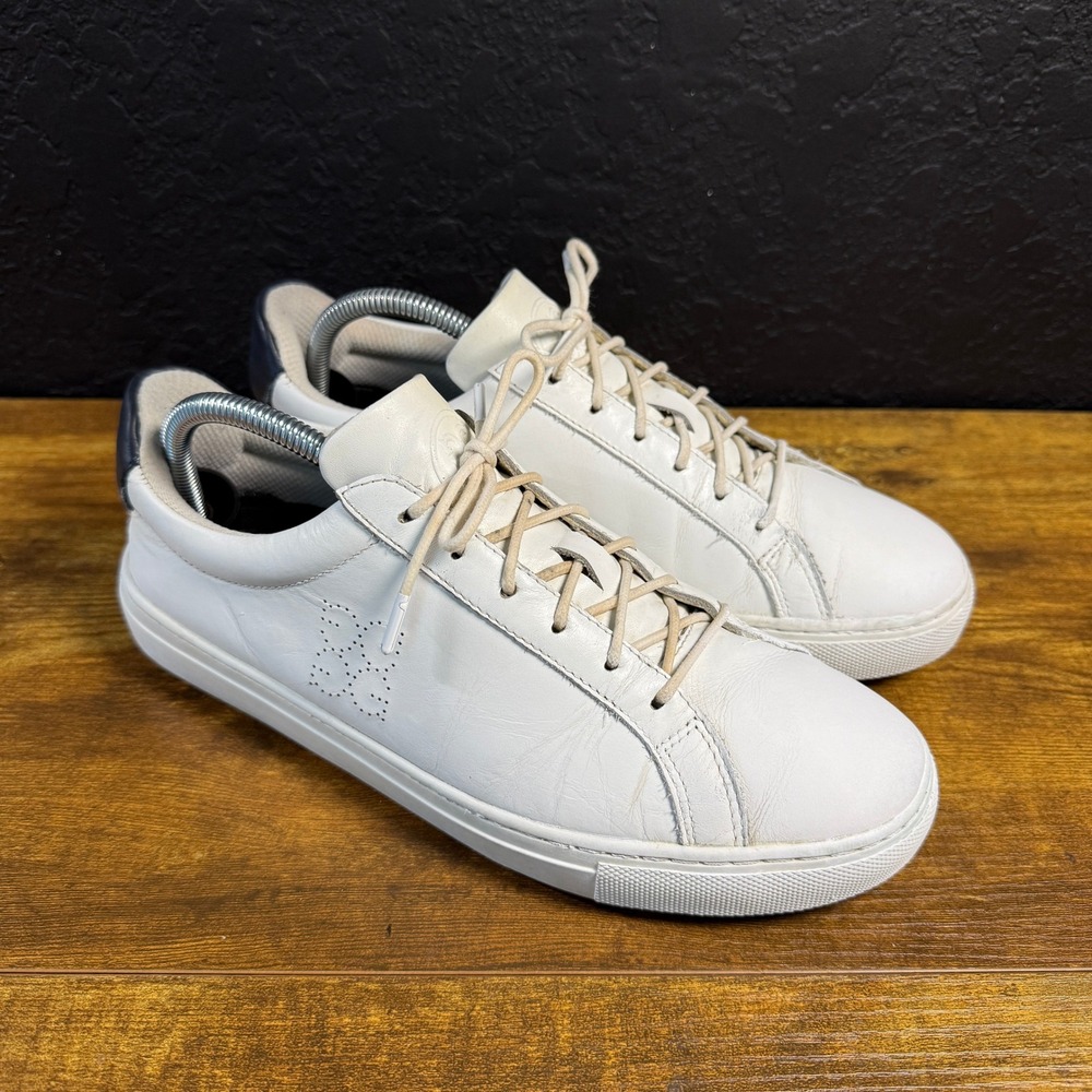 G/FORE Disruptor G4MS23EF21 Snow White Leather Golf Shoes Mens Size 8.5